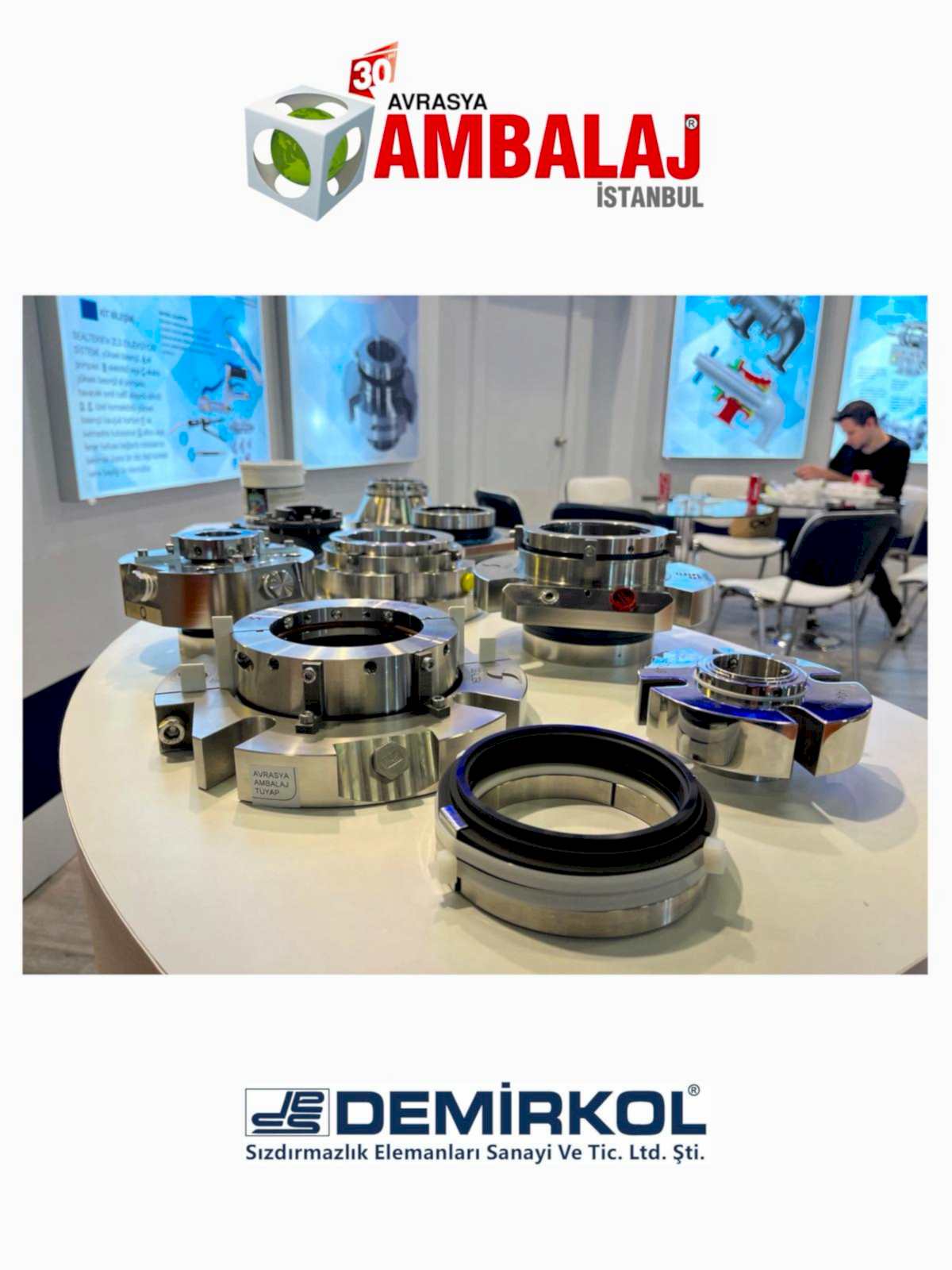Demirkol Sızdırmazlık Elemanları, 2025 Avrasya Ambalaj Fuarı’nda Yerini Aldı